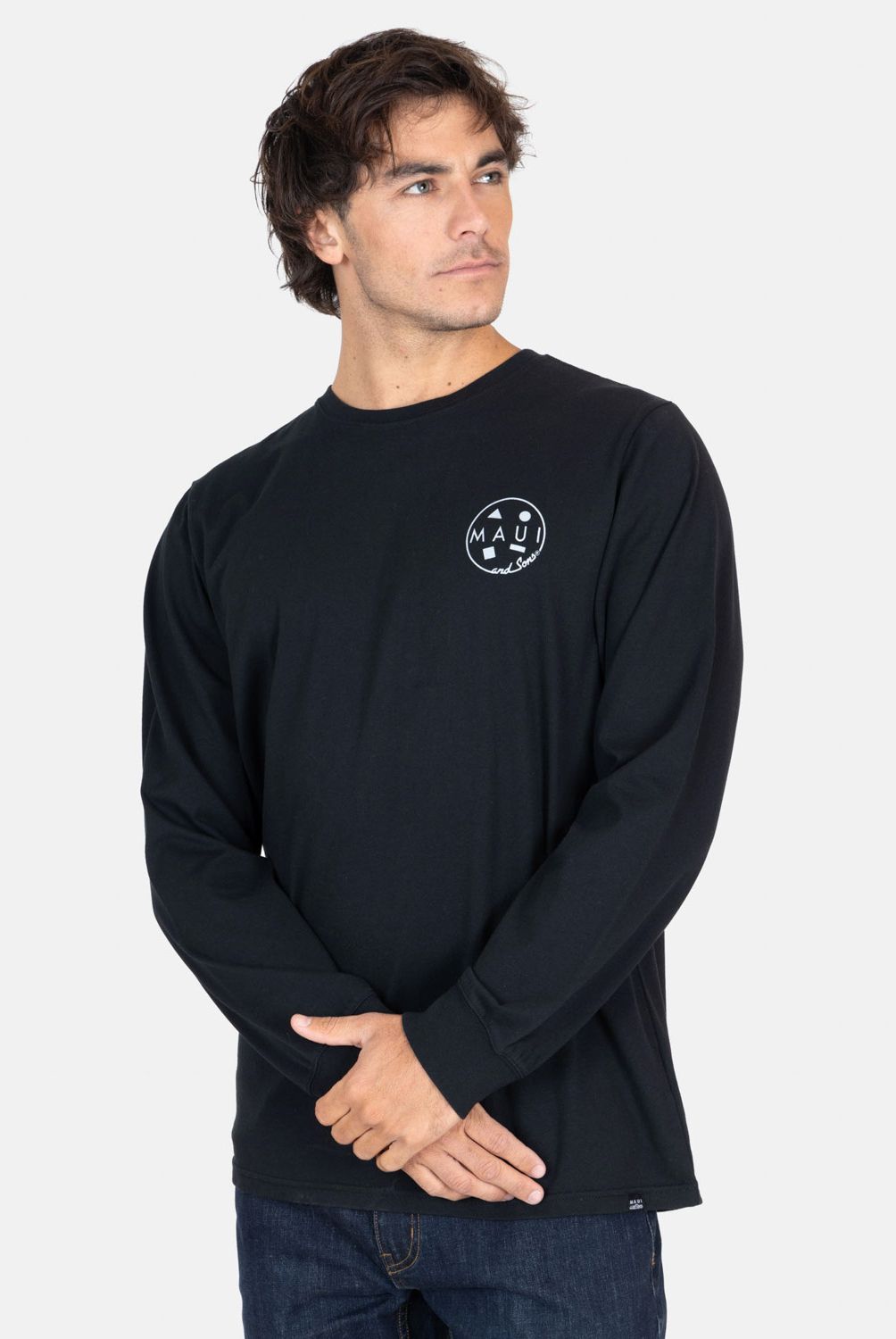 MAUI AND SONS - Polera Manga Larga Algodón Hombre Maui And Sons