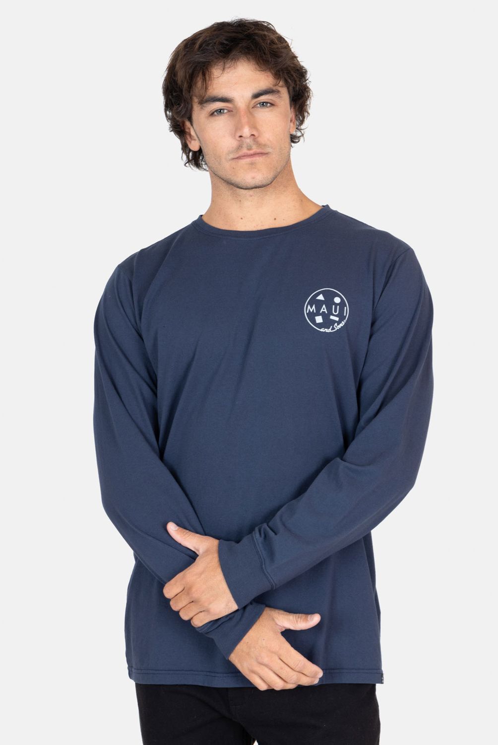 MAUI AND SONS - Polera Manga Larga Algodón Hombre Maui And Sons