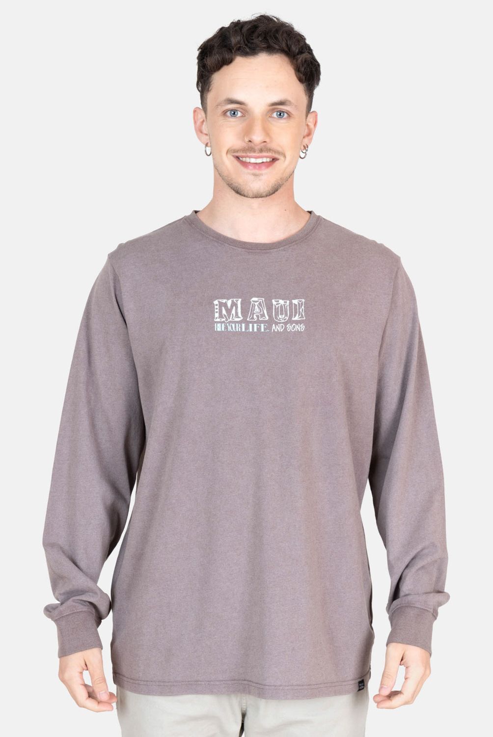MAUI AND SONS - Polera Manga Larga Algodón Hombre Maui And Sons