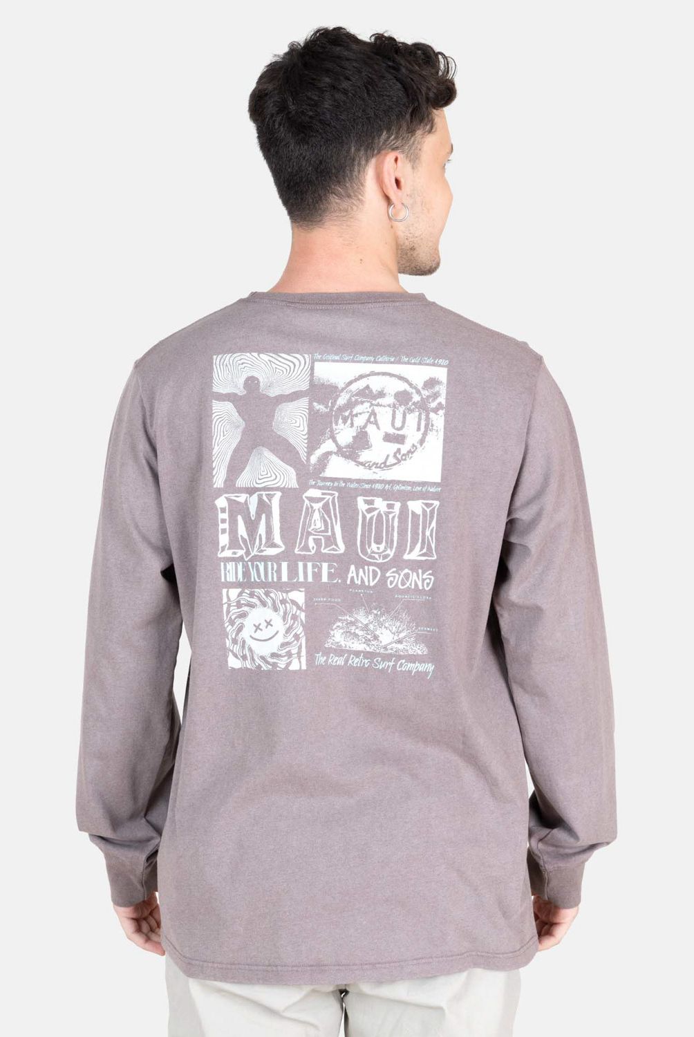 MAUI AND SONS - Polera Manga Larga Algodón Hombre Maui And Sons