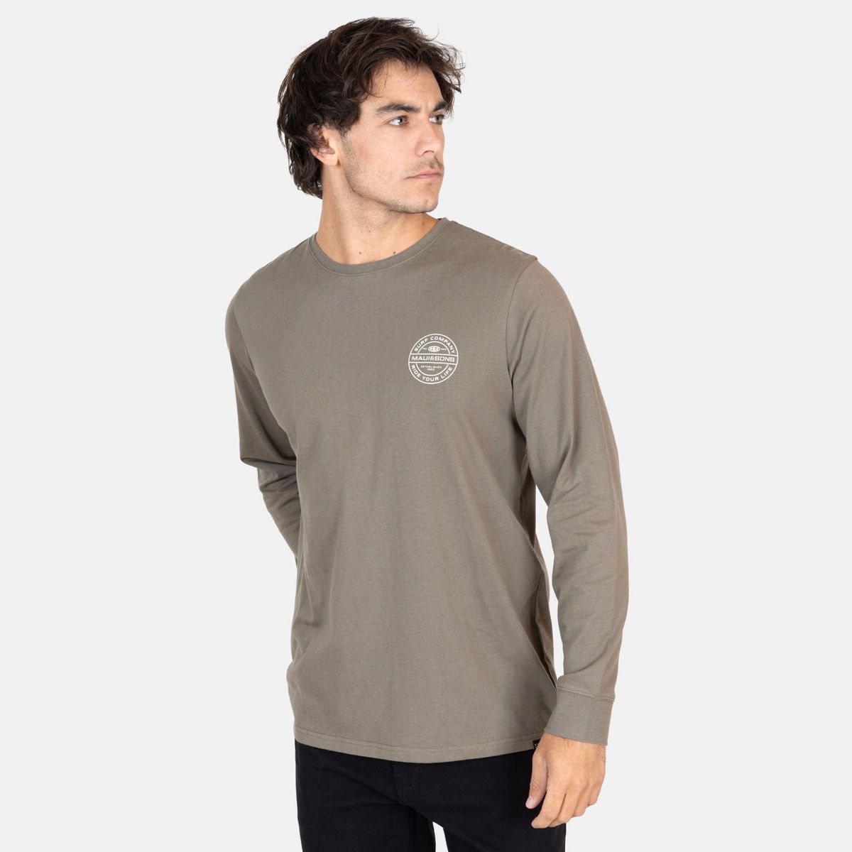 MAUI AND SONS - Polera Manga Larga Algodón Hombre Maui And Sons