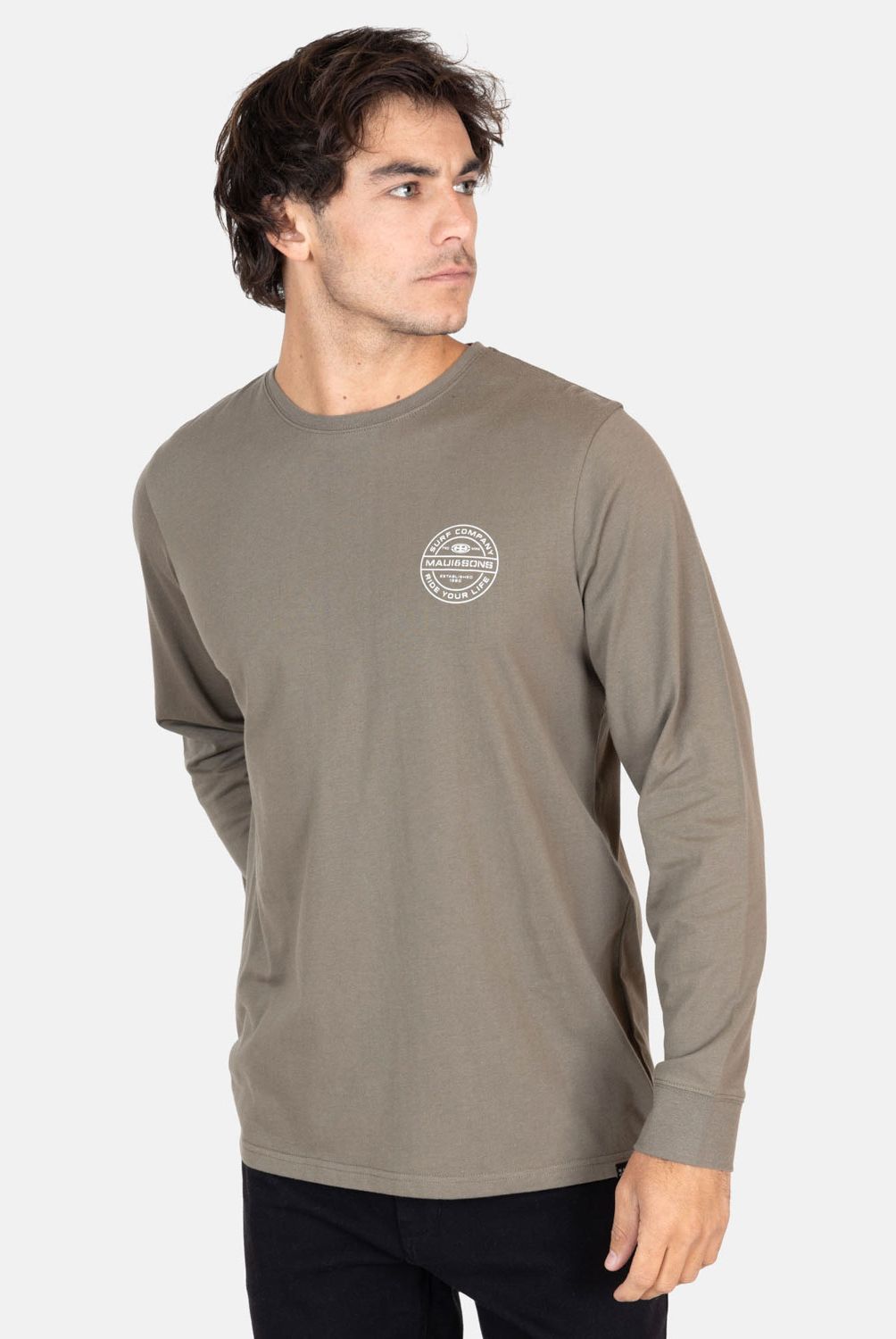 MAUI AND SONS - Polera Manga Larga Algodón Hombre Maui And Sons