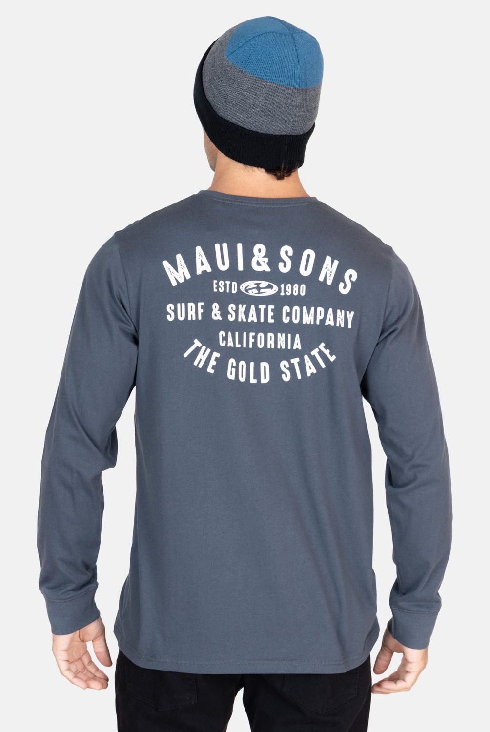 MAUI AND SONS - Polera Manga Larga Algodón Hombre Maui And Sons