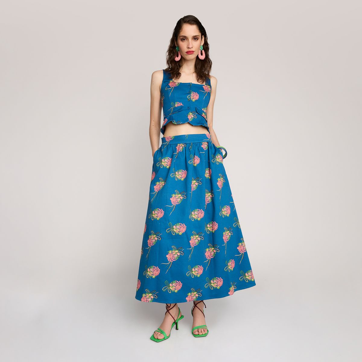 HIMBA - Falda Rosi Mujer Himba