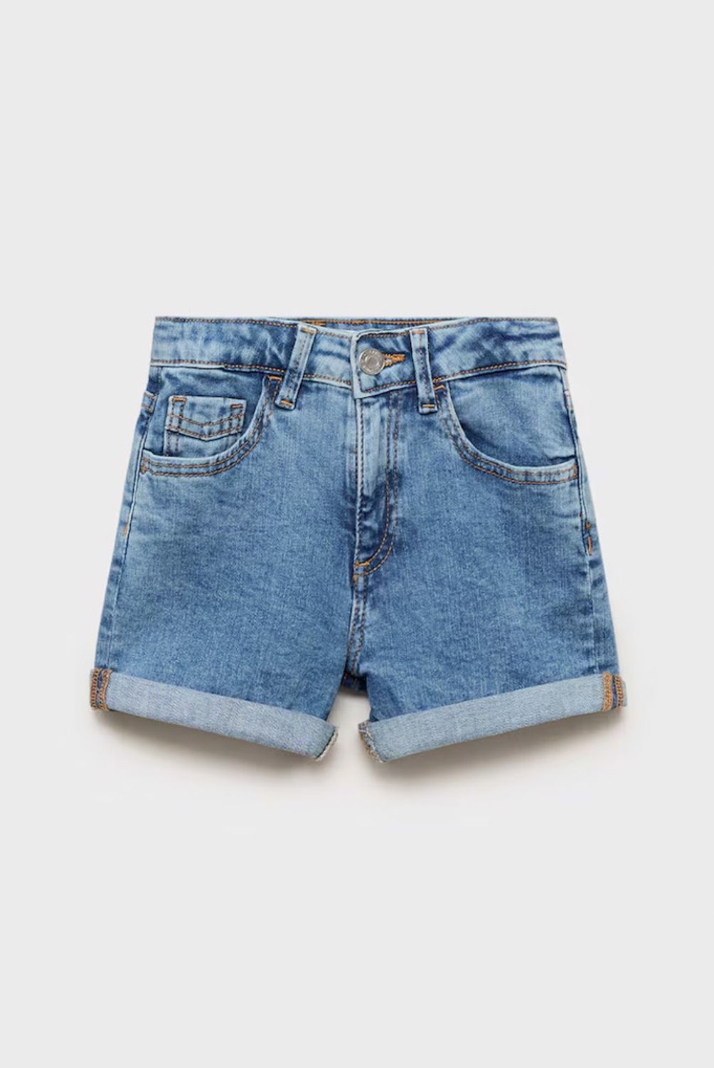 MANGO KIDS - Shorts Vaqueros Rectos Niña Mango Kids