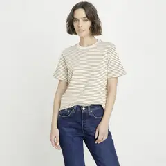 VERO MODA - Polera Estampada Manga Corta 100% Algodón Mujer
