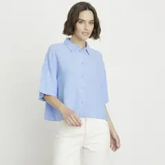 VERO MODA - Blusa Lino Mujer