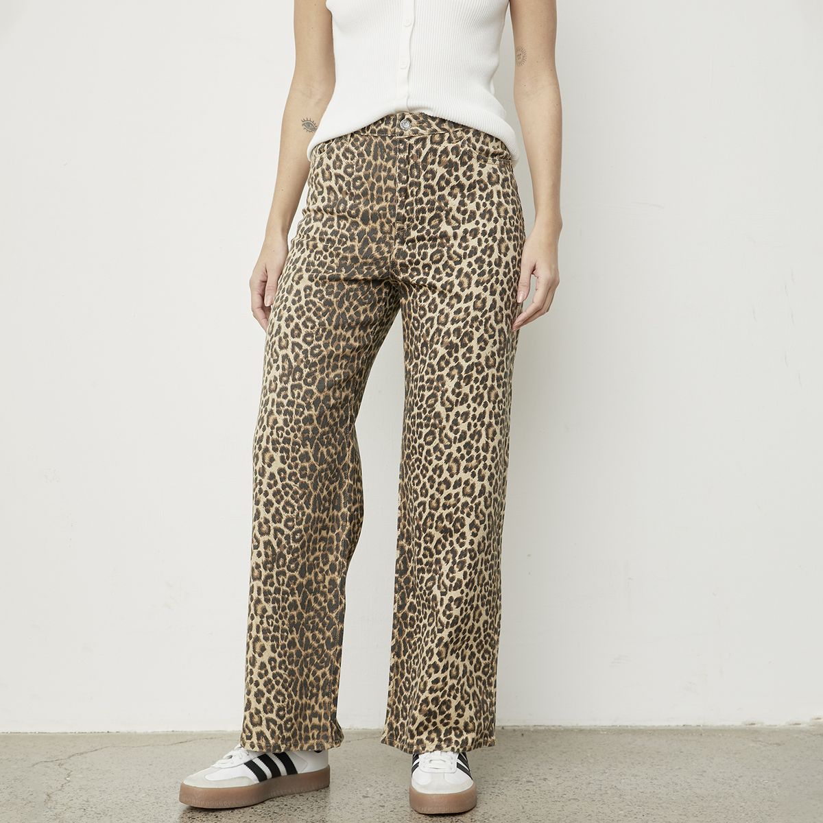 VERO MODA - Pantalón Estampado Algodón Mujer Vero Moda