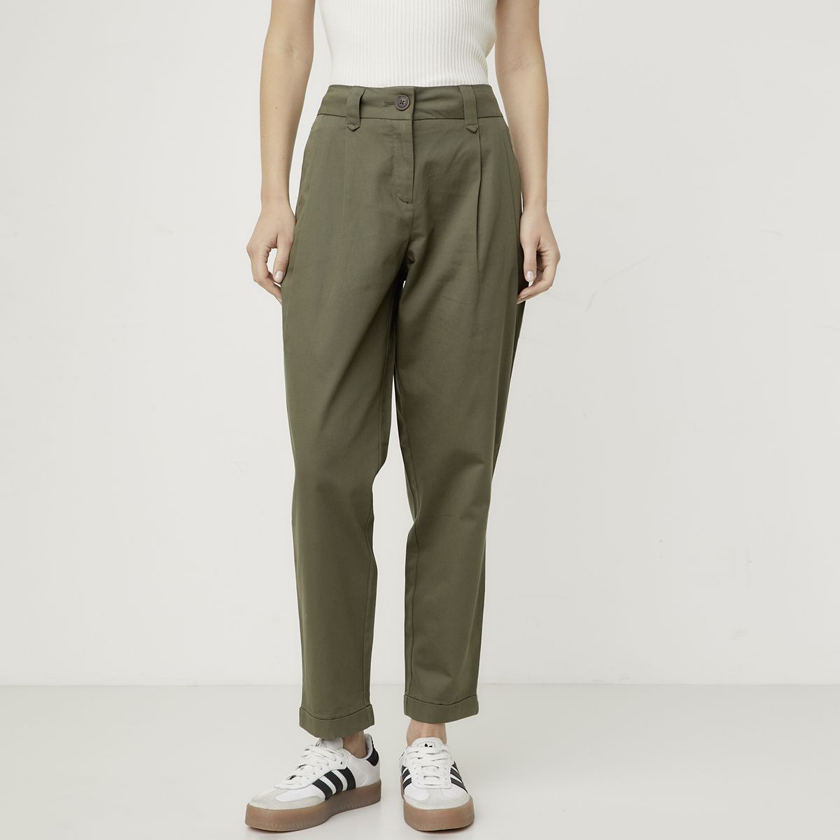 VERO MODA - Pantalón 100% Algodón Mujer Vero Moda