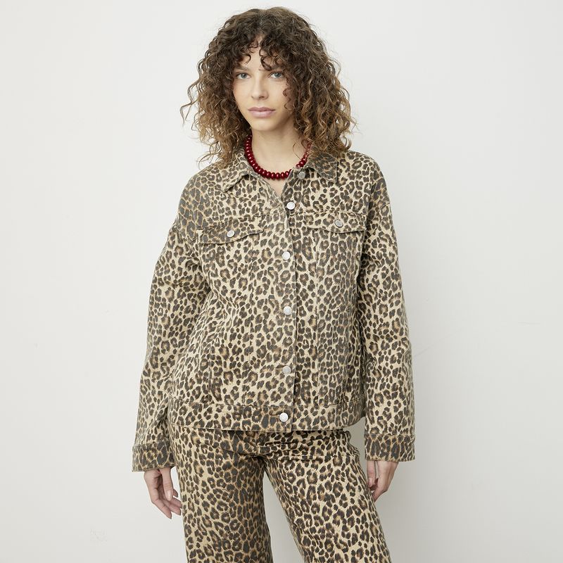 VERO MODA - Chaqueta Estampada Algodón Mujer Vero Moda