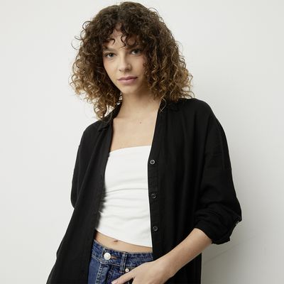 Imagen 2 del producto Vestido Largo Botones Lino Mujer