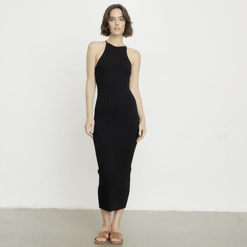VERO MODA - Vestido Halter Largo Mujer Vero Moda