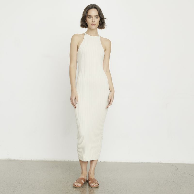 VERO MODA - Vestido Halter Largo Mujer Vero Moda