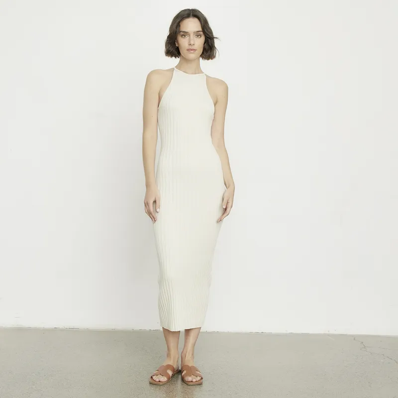 VERO MODA - Vestido Halter Largo Mujer Vero Moda