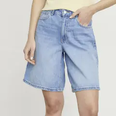 VERO MODA - Short Jeans 100% Algodón Mujer