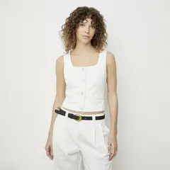 VERO MODA - Blazer 100% Algodón Mujer