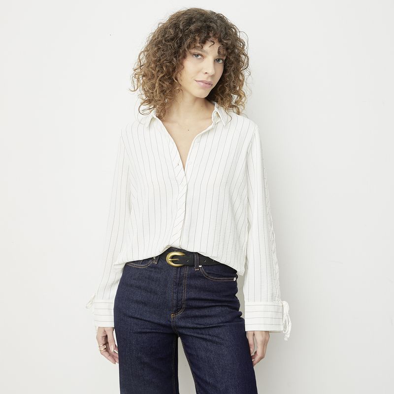 VERO MODA - Blusa Botones Manga Larga Mujer Vero Moda