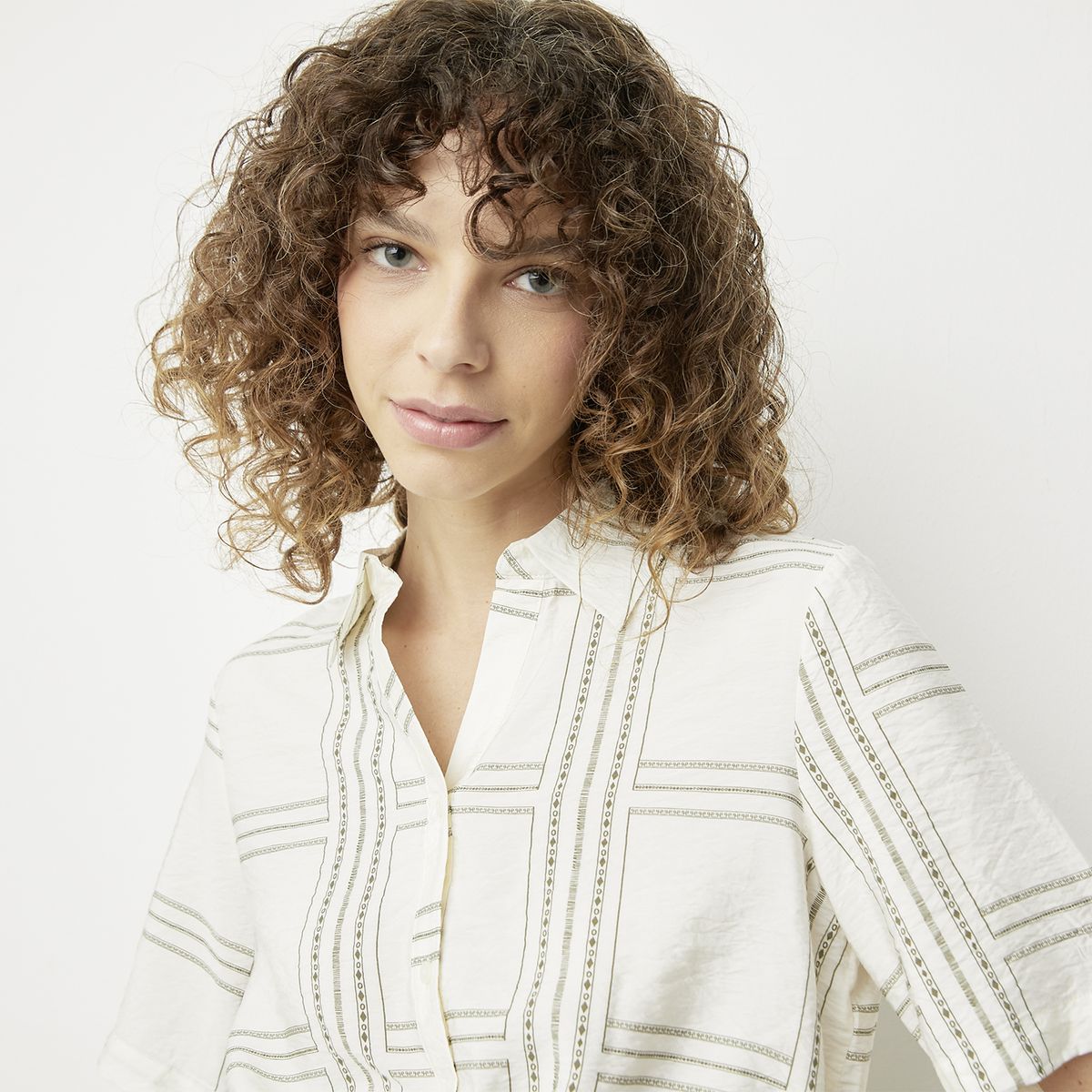 VERO MODA - Blusa Botones Manga Corta Mujer Vero Moda