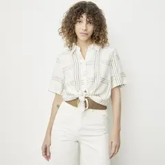 VERO MODA - Blusa Botones Manga Corta Mujer