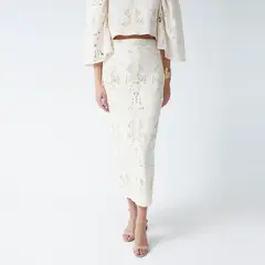 COOSY - Falda 100% Algodón Mujer