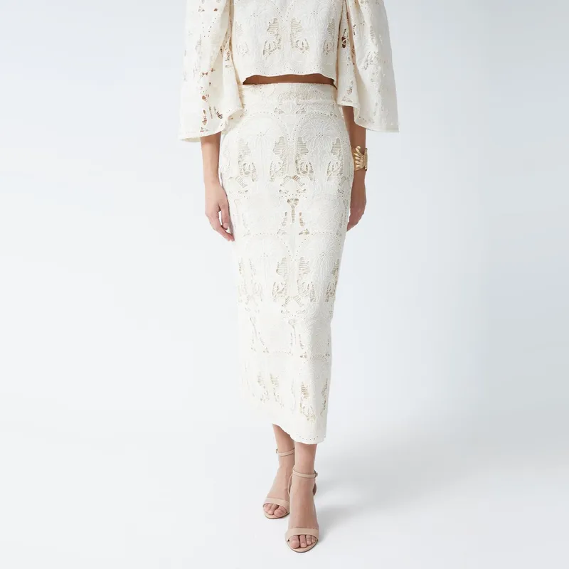 COOSY - Falda 100% Algodón Mujer Coosy