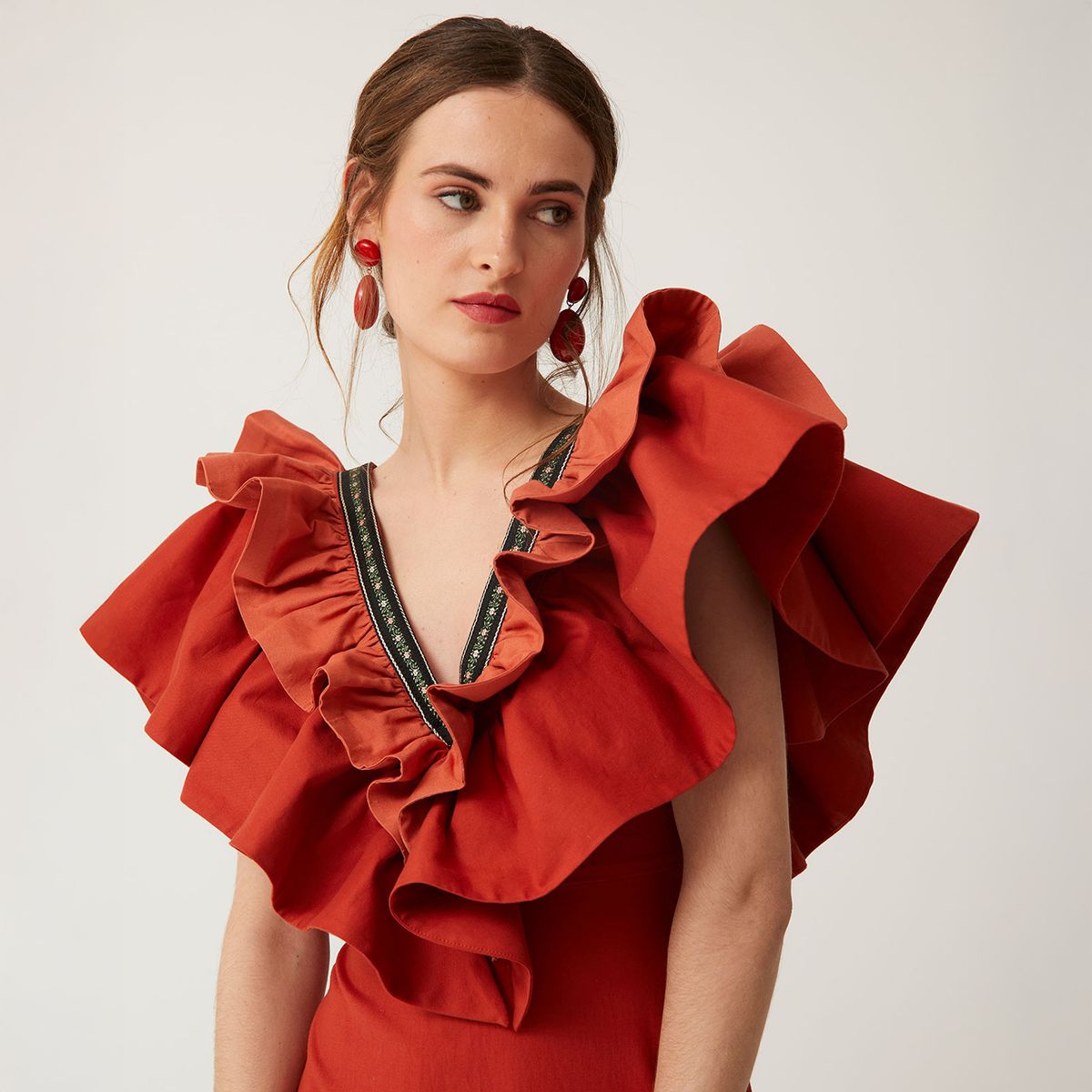 COOSY - Vestido Fiesta 100% Algodón Mujer Coosy