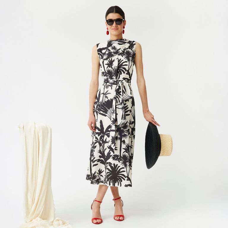 COOSY Vestido Fiesta Sin Mangas Mujer