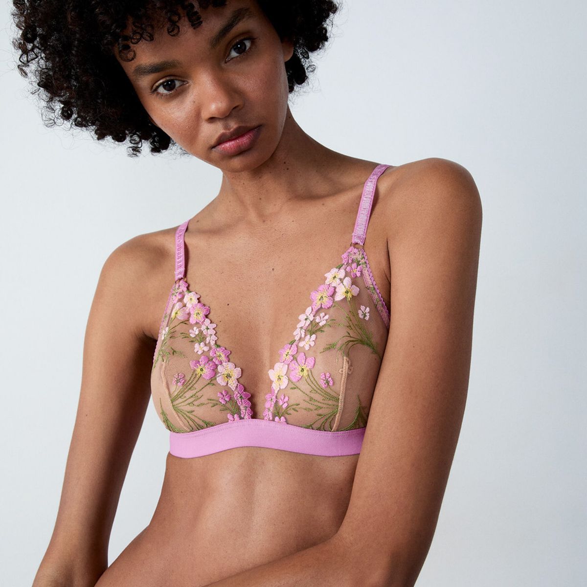 ETAM - Sostén N°4 Classique Flowers Mujer Etam