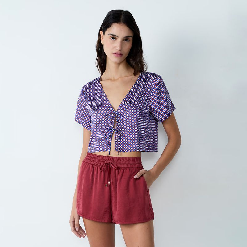 ETAM - Short de Pijama Cheetah Mujer Etam