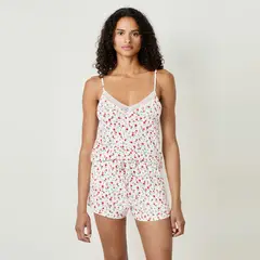 ETAM - Short de Pijama Molly Fleurs Mujer