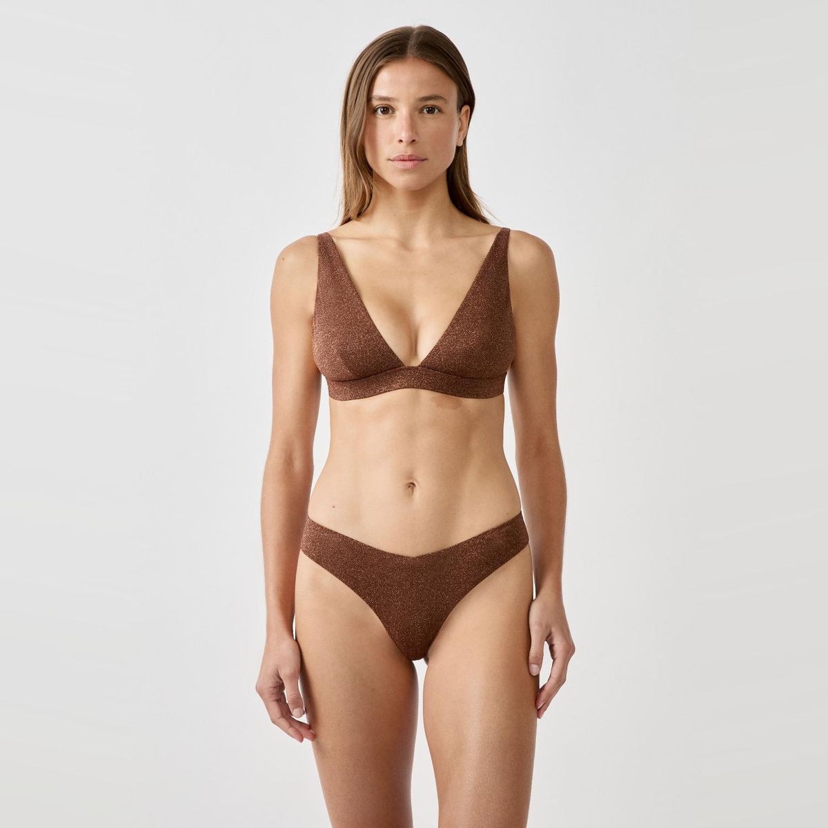 ETAM - Bottom de Bikini Brazilian Brillos Helio Mujer Etam