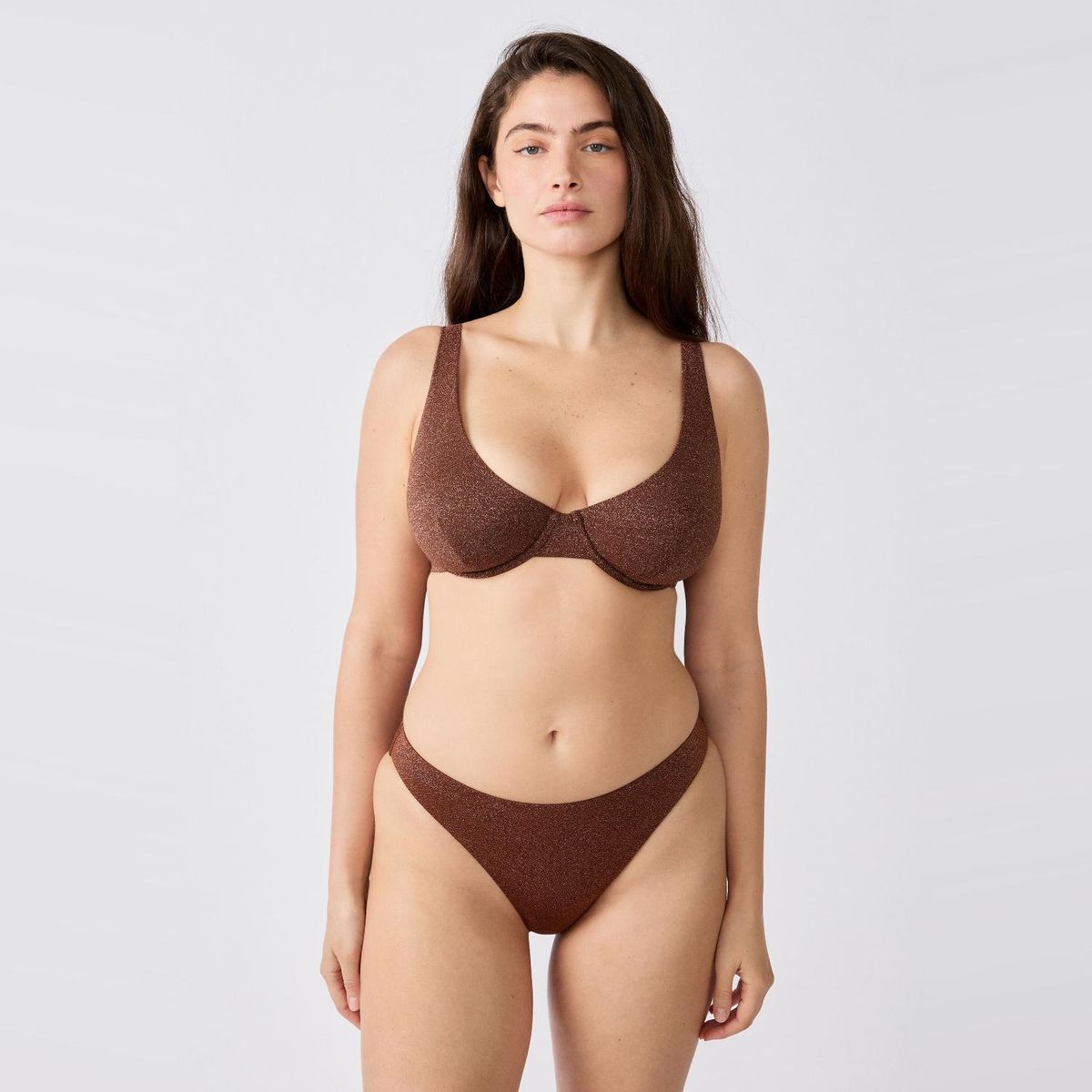 ETAM - Top de Bikini SC Classique Brillos Helio Mujer Etam