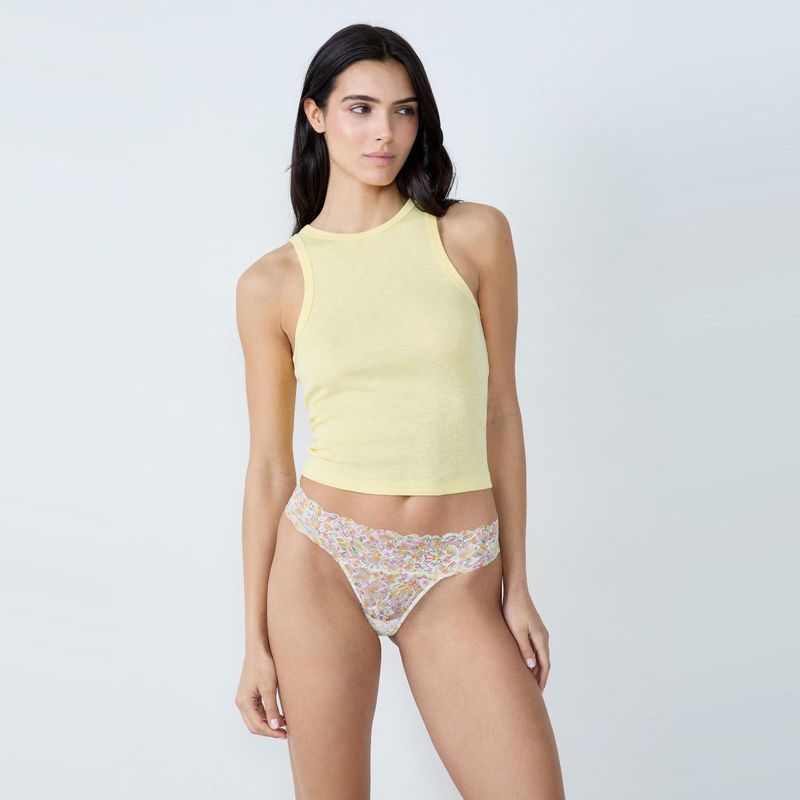 ETAM - Calzón String Sweet Print Mujer Etam