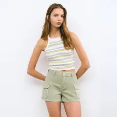 BROWNIE - Top Jaquard Colore Mujer