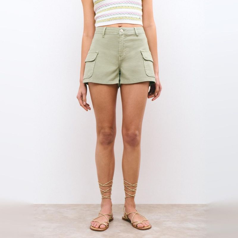 BROWNIE - Short Básico Cargo Mujer Brownie