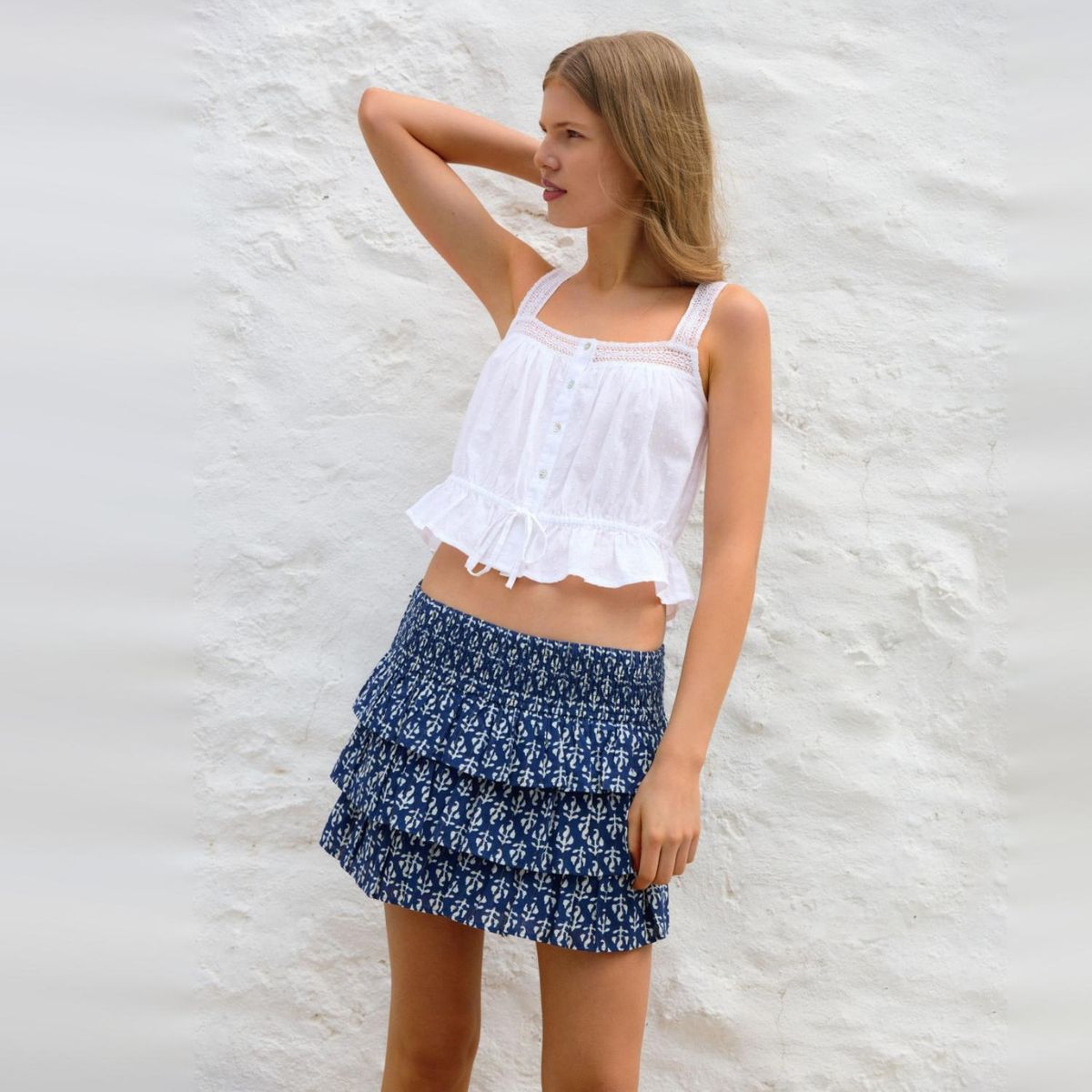 BROWNIE - Top Detalles Encaje  Mujer Brownie