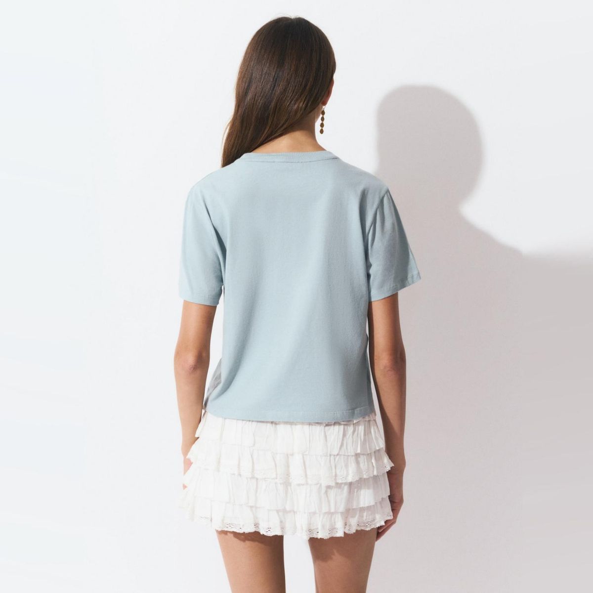 BROWNIE - Polera Lavada Texto Mujer Brownie