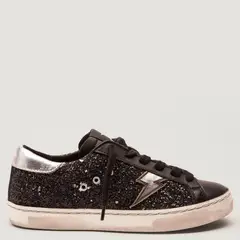 ROSSATI - Zapatilla Urbana Mujer Cuero Negro