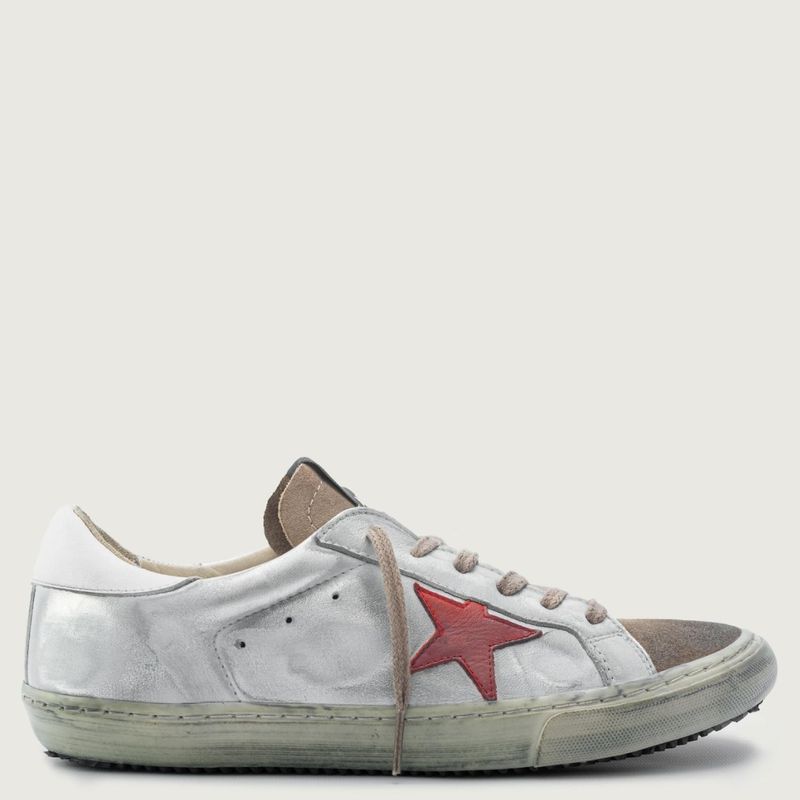 ROSSATI - Zapatilla Urbana Mujer Cuero Blanco Rossati