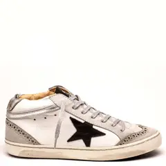 ROSSATI - Zapatilla Urbana Mujer Cuero Blanco