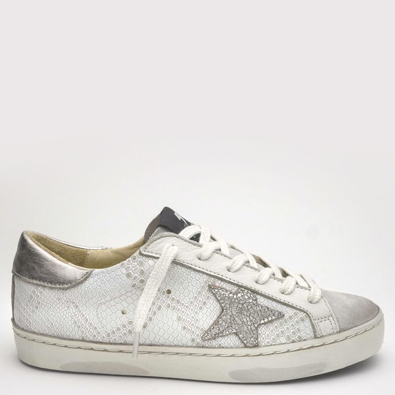 ROSSATI - Zapatilla Urbana Mujer Cuero Blanco Rossati