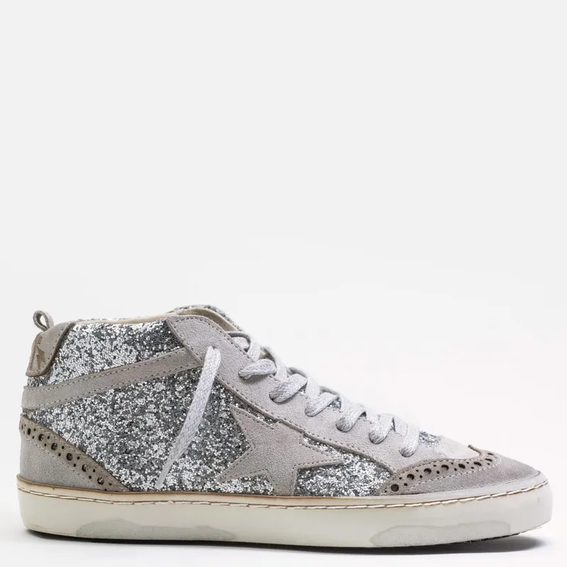 ROSSATI - Zapatilla Urbana Mujer Cuero Gris Rossati