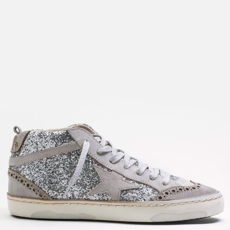 ROSSATI - Zapatilla Urbana Mujer Cuero Gris Rossati