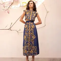 IQ - Conjunto Bordado 100% Algodón Mujer