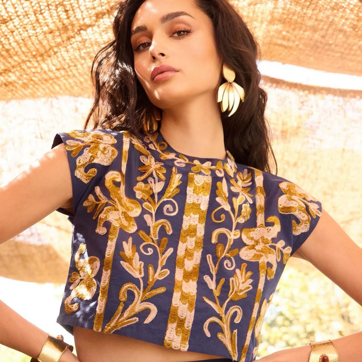 IQ - Conjunto Bordado 100% Algodón Mujer IQ