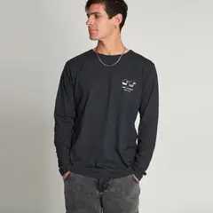 TOKE - Polera Manga Larga Cascos Hombre