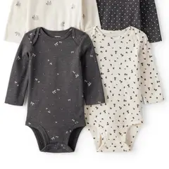 CARTER'S - Pack de Bodys Algodón 4 unidades Bebé Niña