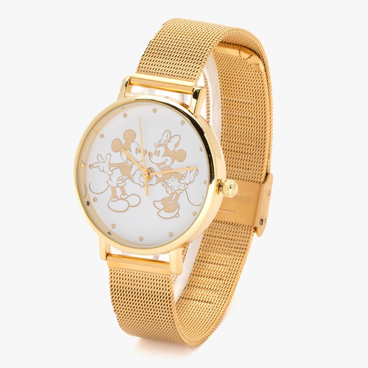 DISNEY - Reloj Análogo Minnie y Mickey Mujer Disney