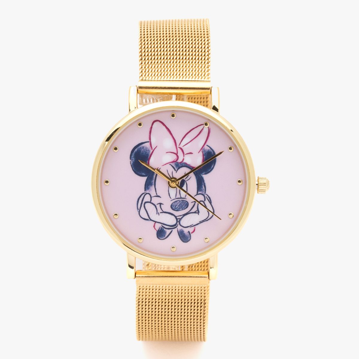 DISNEY - Reloj Análogo Minnie Mujer Disney