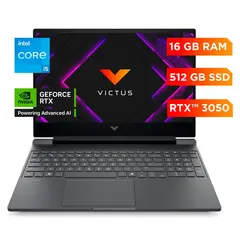 HP - Notebook Gamer Victus 15-FA2027la Intel Core i5 16GB NVIDIA RTX 3050 512GB SSD Gen4 15,6" FHD 144 Hz